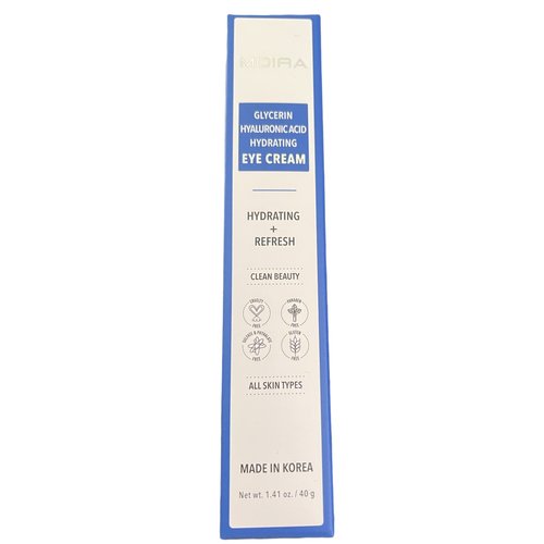 Moira MOIRA GLYCERIN HYALURONIC ACID HYDRATING EYE CREAM, 1.41 Ounce (Pack of 1), 2.45 pounds, 0.72 cubic_feet