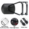 Lifronkit Universal Clip-on Towing Mirrors Extension Towing Mirror 360 Degree Rotation Adjustable Dual View Tow Mirror for Vehicle Car Truck Trailer, 2 Pieces
