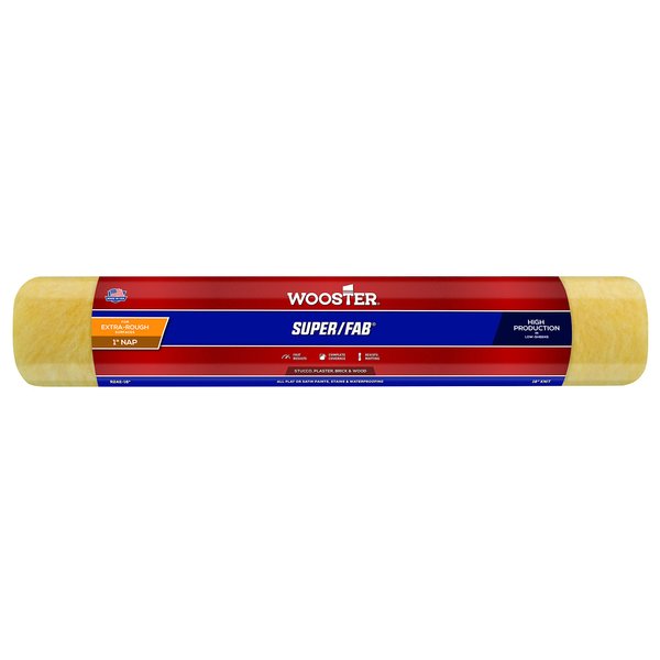 Wooster Brush R242-18 Super/Fab Roller Cover, 1-Inch Nap, 18-Inch
