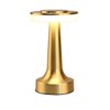 Cyrubalkinin Portable LED Table Lamp with Touch Sensor, 3-Levels Brightness, Rechargeable Battery Up to 48 Hours Usage, Night Light for Kids Nursery, Nightstand Lamp, Bedside Lamp (Gold)