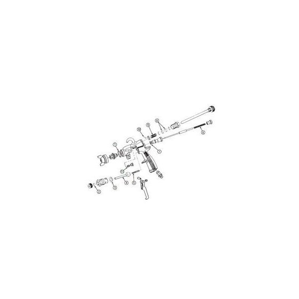 BINKS 6-229 Extension, Springs, GASKETS