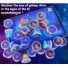 24 Pack Galaxy Slime Kit, Galaxy Slime Cup Party Favors for Girls Boys, 12 Constellations Series Mini Slime Bulk, Wet, Non-Sticky, Stress Relief Toy, Classroom Rewards, Goodie Bag Stuffers for Kids