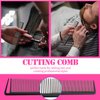 2 Pieces Parting Comb and 6 Pieces Hair Clip, Women Rat Tail Comb Cutting Comb with Wide and Fine Teeth Salon Hairdressing Hair Care Tools