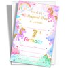 YQV 7th Birthday Party Invitations, 20-Count Magical Day Birthday Party Invites With Envelopes-HBYQK-B12