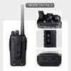 Retevis RT21 Walkie Talkies with Earpiece and Mic Set, Adults Long Range 2 Way Radios, Portable FRS Two-Way Radios(2 Pack)