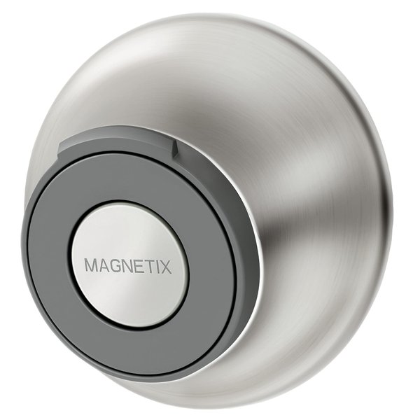 Moen 186117BN Remote Dock for Magnetix Handshowers with Included Wall Bracket or Permanent Waterproof Adhesive Options, Brushed Nickel