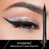 PHOERA Eye Makeup Kit, Include Eyebrow Pencil,Eyeliner and Eyebrow Gel Clear,Ultra-Fine Mechanical Eyebrow Pen, Clear Eyebrow Shaping Wax (102#Soft Brown)