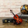 Broadway Gift Violin Music Instrument Miniature Replica with Case - Size 7 in.