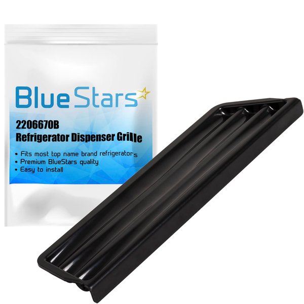BlueStars Ultra Durable 2206670B Refrigerator Dispenser Grille – Easy to Install – Exact Fit For Whirlpool & Kenmore Models – Replaces WP2206670B W10171993 W10189532 WP2206670BVP