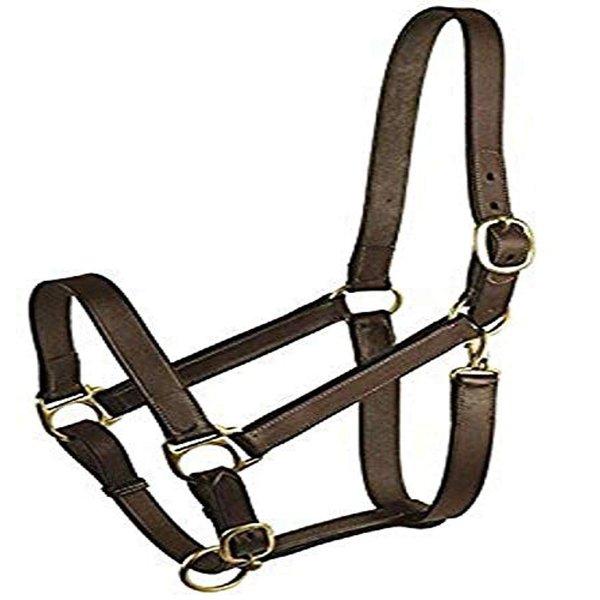 Gatsby Leather 282960 Stable Halter with Snap Havanna Brown, Yearling