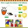 109PCS Red Blue Yellow Green Balloon Garland Arch Kit with and Question Mark Block Balloon, King Boo balloon, Super Star Balloons and for Video Game Mario Theme 6th Birthday Party Decorations
