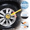 Ziciner Rotating Car Wash Brush, Automatically Foams Auto Wash Brush with Long Handle, High Pressure Washer Gun and Hose Nozzle Car Wash Kit for Cars, Yards, Gardens, Pets