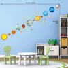 DECOWALL DS-8007 Planets in The Space Kids Wall Stickers Wall Decals Peel and Stick Removable Wall Stickers for Kids Nursery Bedroom Living Room (Small) d?cor