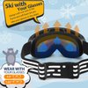 LOEO Kids Ski Goggle, Snow Ski Goggles for Kids Youth Teens Boys and Girls from 5-14