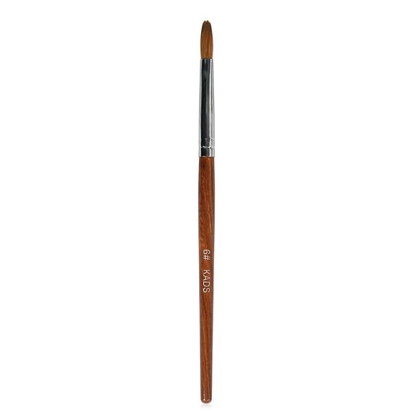 KADS Kolinsky Sable Acrylic Nail Art Brush Red Wood Pen Nail Brush for Nail Art Manicure Tool (8#)