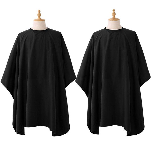 Borogo Professional Waterproof Hair Styling Cape Nylon Haircuting Salon Cape Gown Hair Salon with Snap Closure - 50" x 60" 2-Pack