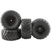 GDOOL 4 Packs RC Cars Tires Wheels Spare Parts 90115 for 1:12 Bruhless Brushed 903 HM121 YC300 RC Car Trucks(4 PCS)