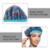 Laser Shower Cap High Elasticity Nightcap Broadside Hair Protection Cover for Various Hair Types