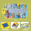 ELX Baby Musical Mat with Construction Vehicle Sound, Floor Step on Piano Mat Toys for Toddlers 3+ Early Education Touch Blanket