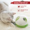 PETGEEK Interactive Cat Toy, Hide Mouse Cat Toy with Squeaky Mouse, Electronic Automatic Cat Toys with Catnip Filled Hidey Mouse, Best Gift for Birthday, Thanksgiving, Christmas, New Year