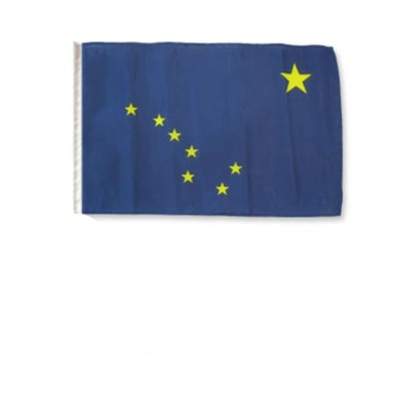 Alaska State 12x18 12"x18" Sleeve Garden Flag