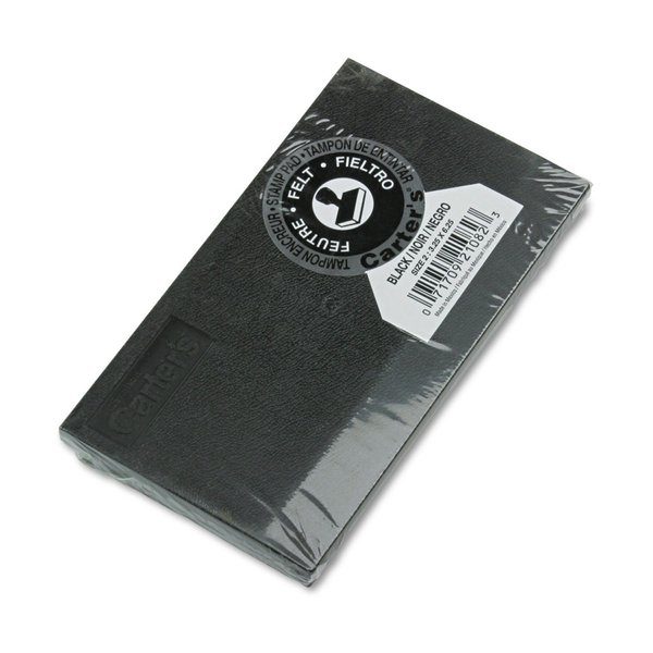 AVERY Carter's 21082 Felt Stamp Pad, 6 1/4 x 3 1/4, Black