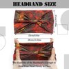 SAWINDA Boho Headbands for Women Elastic Non-slip Twist Knotted Hair Bands Yoga Running Sports Soft Frabic Hair Wrap Sweats Bandanas Accessories for Girls (Pack of 3)