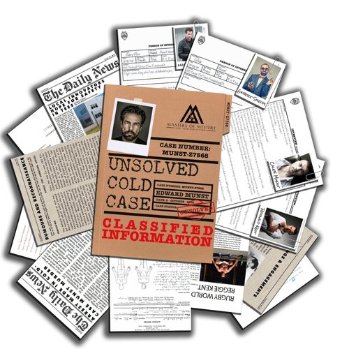 Unsolved Cold Case File Game – “Murder of a Dot Com Boomer” | Murder Mystery Game for 1+ Players | 2 Hour Board Game with 30+ Clues | Perfect Date Night Game, Parties & Mystery Lovers