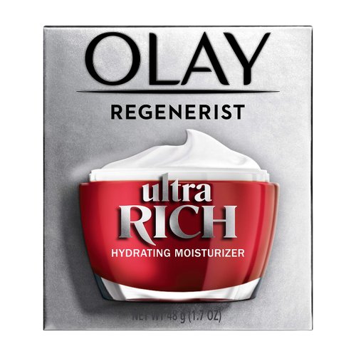 Olay Regenerist Ultra Rich Face Moisturizer, 1.7 Oz + Whip Face Moisturizer Travel/Trial Size Gift Set
