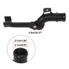 X AUTOHAUX Engine Water Coolant Pipe 2712001352 for Mercedes-Benz C230 2003 2004 2005 Plastic Black