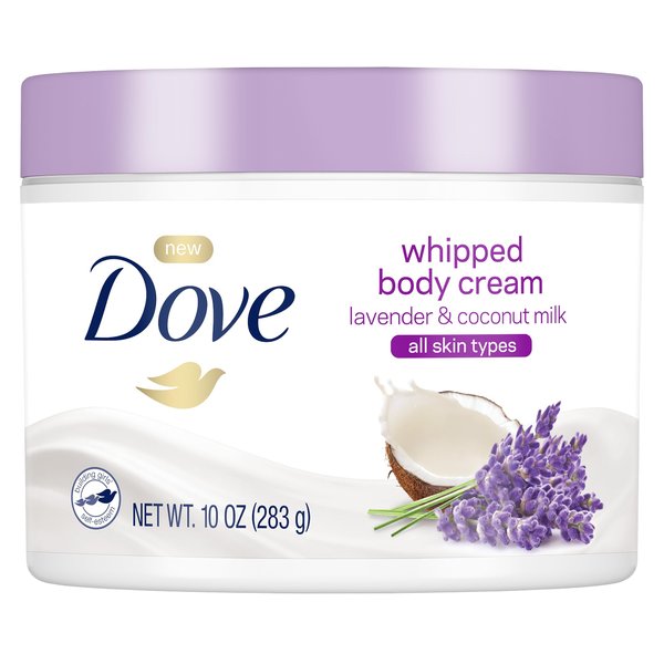 Dove Whipped Body Cream Lavender and Coconut Milk 10 oz