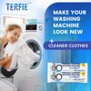 TERFIE Washing Machine Cleaner Powder - 24 Month Supply, Deep Clean Descaler & Odor Eliminator, Eco-Friendly Formula for All Machines (24 Pack)