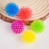 DPWOUM 10Pcs Multicolour Cute Funny Cat Toys Arbutus Ball Stretch Plush Ball Cat Toy Ball Creative Colorful Interactive Cat Soft Spiky Cat Chew Toy Pet Supplies
