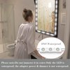Kintion LED Vanity Mirror Lights with RF Remote, Dimmable Hollywood Style 13ft(4m), Bathroom Waterproof, for Full Body Mirror, Makeup Mirror, Vanity Mirror, Bathroom Mirror(Mirror Not Include)