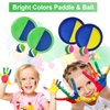 Jalunth Ball Catch Set Game Toss Paddle - Beach Toys Back Yard Outdoor Pool Games Backyard Target Throw Sticky Mitts Set Age 3 4 5 6 7 8 9 10 11 12 Years Old Boys Girls Kids Easter Gifts Pink 2 Pack
