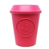 Soda Pup Coffee Cup Dog Toy - Dog Puzzle Toys - Treat Dispensing Dog Toys - Dog Enrichment Toys - Sturdy Dog Toys - Red - Medium