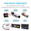 Tenergy TB6AC+80W Balance Charger Discharger, 1S-6S Intelligent Digital Battery Pack Charger for NiMH/NiCd/Li-Po/Li-Fe Packs, LCD RC Battery Charger w/Tamiya/JST/EC3/HiTec/Deans Connectors