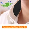 Collar Protector Sweat Pads Disposable Collar Absorbent Shirt Pad Neck Liner Pads Protector Prevent Sweat Stains[Black]