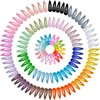 SLYFTE Premium Snap Mini Hair Clips, 120PCS Kids Barrettes Metal Non Slip Hair Bow Clips for Girls Toddlers Hair Accessories(1.2 Inch 30 colors)