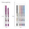 MAEPEOR 6 Colorful Matte and Pearl Eyeliner Pen, Waterproof and Long lasting Eye Shadow Pencil Make Up for Women (Set 03)