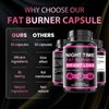 WZI Nighttime Formula 𝐅𝐚𝐭 𝐁𝐮𝐫𝐧𝐞𝐫 Designed specifically for Women, 60 Capsules