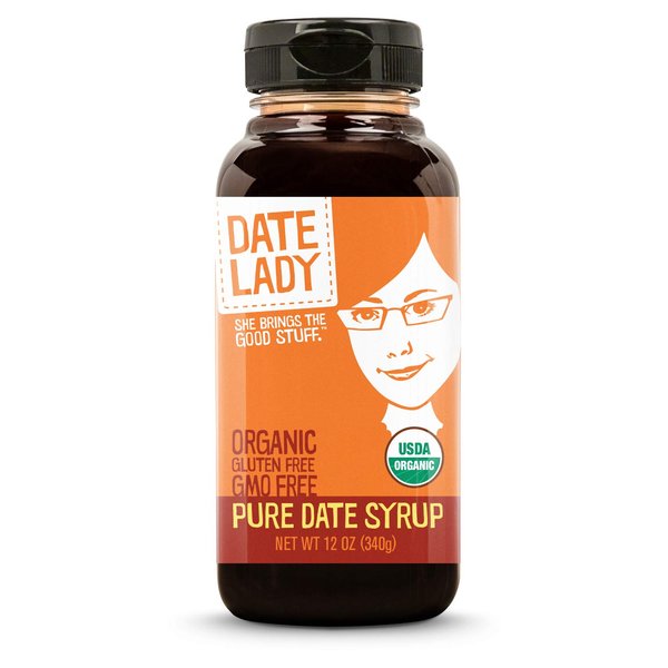 Organic Date Syrup 12 oz Squeeze Bottle | Vegan, Paleo, Gluten-free & Kosher | Sugar Substitute | More Nutrition Than Maple Syrup or Honey