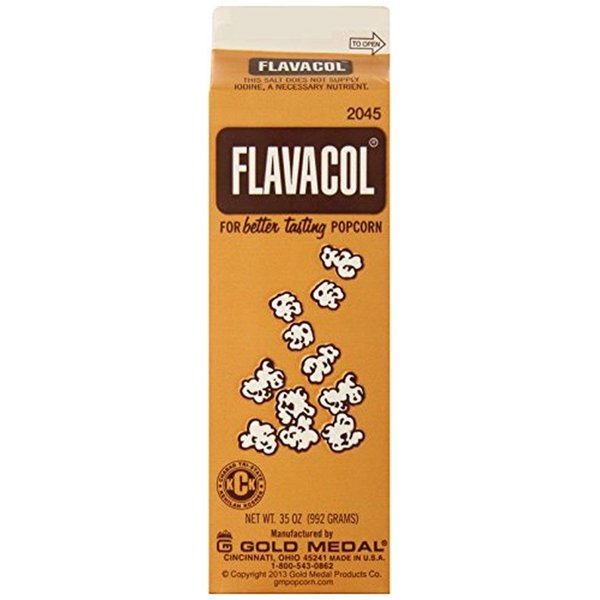 Concession Essentials Flavacol Popcorn Season Salt, 1ct-35oz Carton