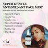 Sia Botanics Rejuvenating Face Toner Mist (118ml/4oz Bottle) | Facial Treatment w/Prickly Pear, Aloe Vera, Orange Blossom | Natural, Clean, Botanical Skincare for Women