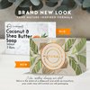 O NATURALS 3-Pack Organic Coconut & Shea Butter Soap Bar 4oz each Set - 100% Vegan Cold Process Bar Soap Scented Premium Essential Handmade Soap - Natural Soap for Men Women, Face, Body