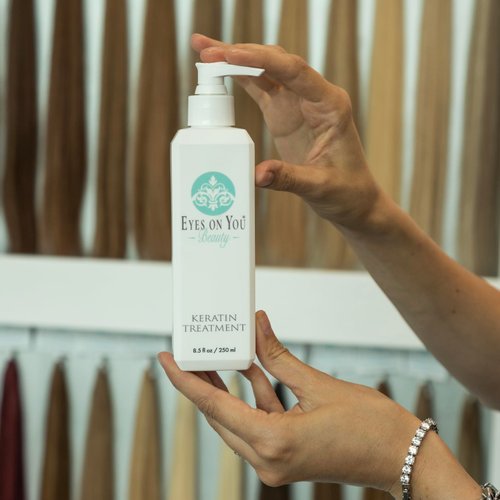 EYES ON YOU BEAUTY Keratin Treatment - Professional Treatment for Hair Repair, Nourishment & Beauty - Keratin Infused Deep Repair Treatment, At Home Deep Conditioner to Repair Dry Damaged Frizzy Hair