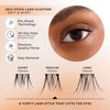 Velour-Xtensions™ Self-Stick Lash Clusters | Self Adhesive Eyelashes | Includes 12 Eyelash Clusters | Comfortable & Lightweight Lash Extension Clusters (Soft & Wispy)