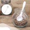 10 PCS Plastic Measuring Spoons Measuring Spoon Set 5 ml Teaspoon Measuring Spoons Food Grade Long Handle Reusable White Coffee Sugar Spices Protein Spoons for Cooking and Baking