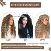 Hetto Curly Hair Extensions Clip in Human Hair #2 Darkest Brown Curly Clip in Extensions Human Hair Water Wavy Clip in Hair Extensions Human Hair 18 Inch 7Pcs 105g