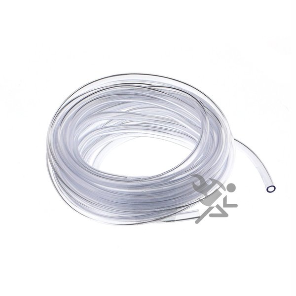 1/8" x 15' (Feet) Pike Muskie Size Clear Vinyl Tubing for Fishing Lure Treble Hook Guard Cover Protectors